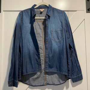 Denim button up